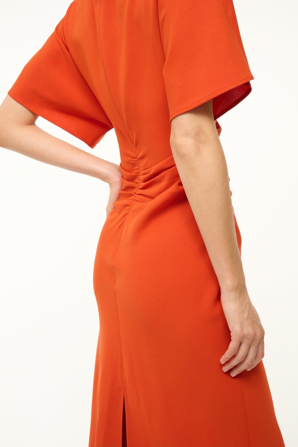 AMELIE MIDI DRESS | CAYENNE Product Image