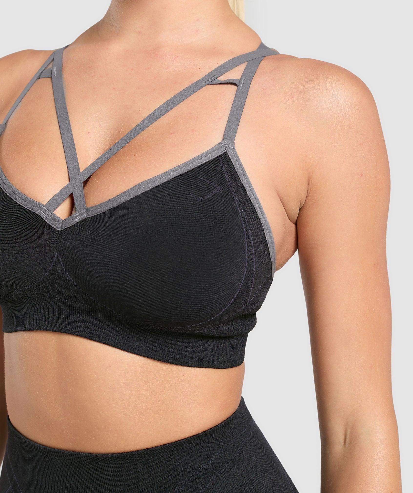 Apex Contrast Sports Bra Product Image