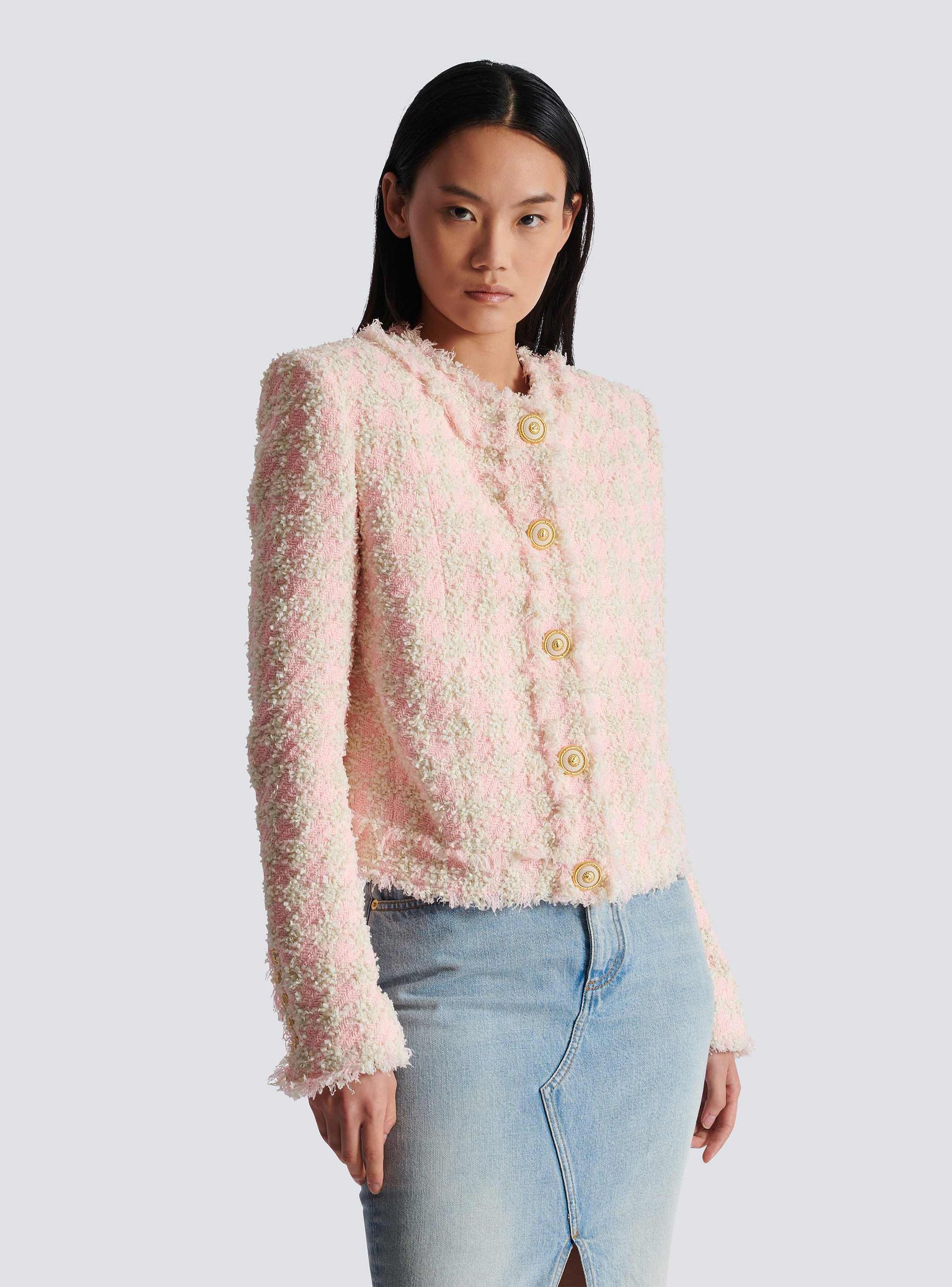 5-button tweed jacket Product Image