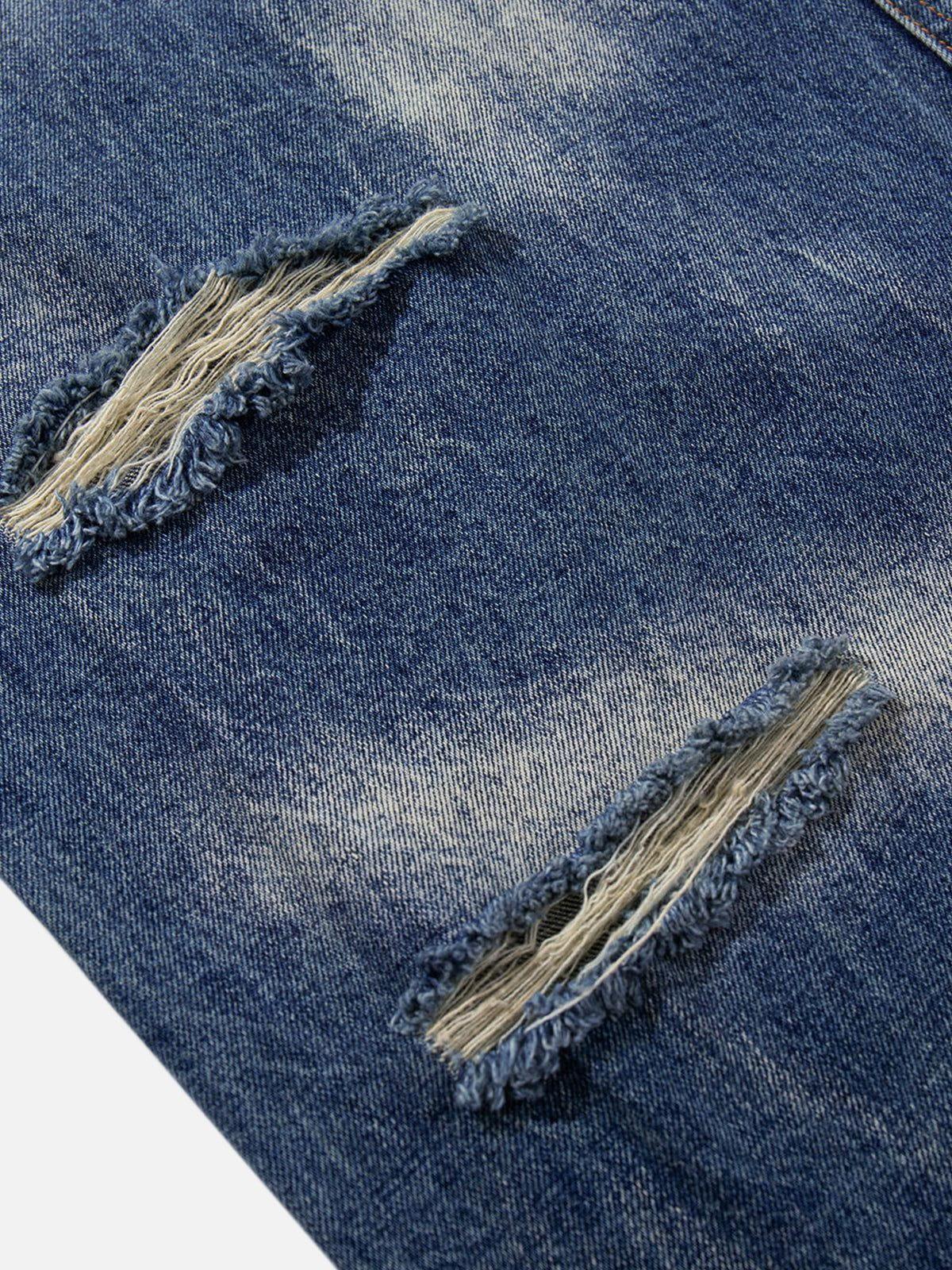 Aelfric Eden Washed Distressed Super Baggy Barrel Jeans Product Image