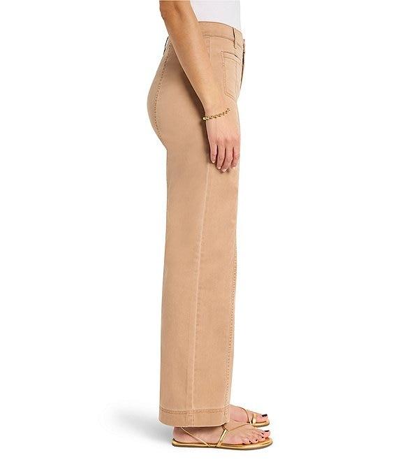 NIC + ZOE Cotton Sateen Wide Leg Pants Product Image