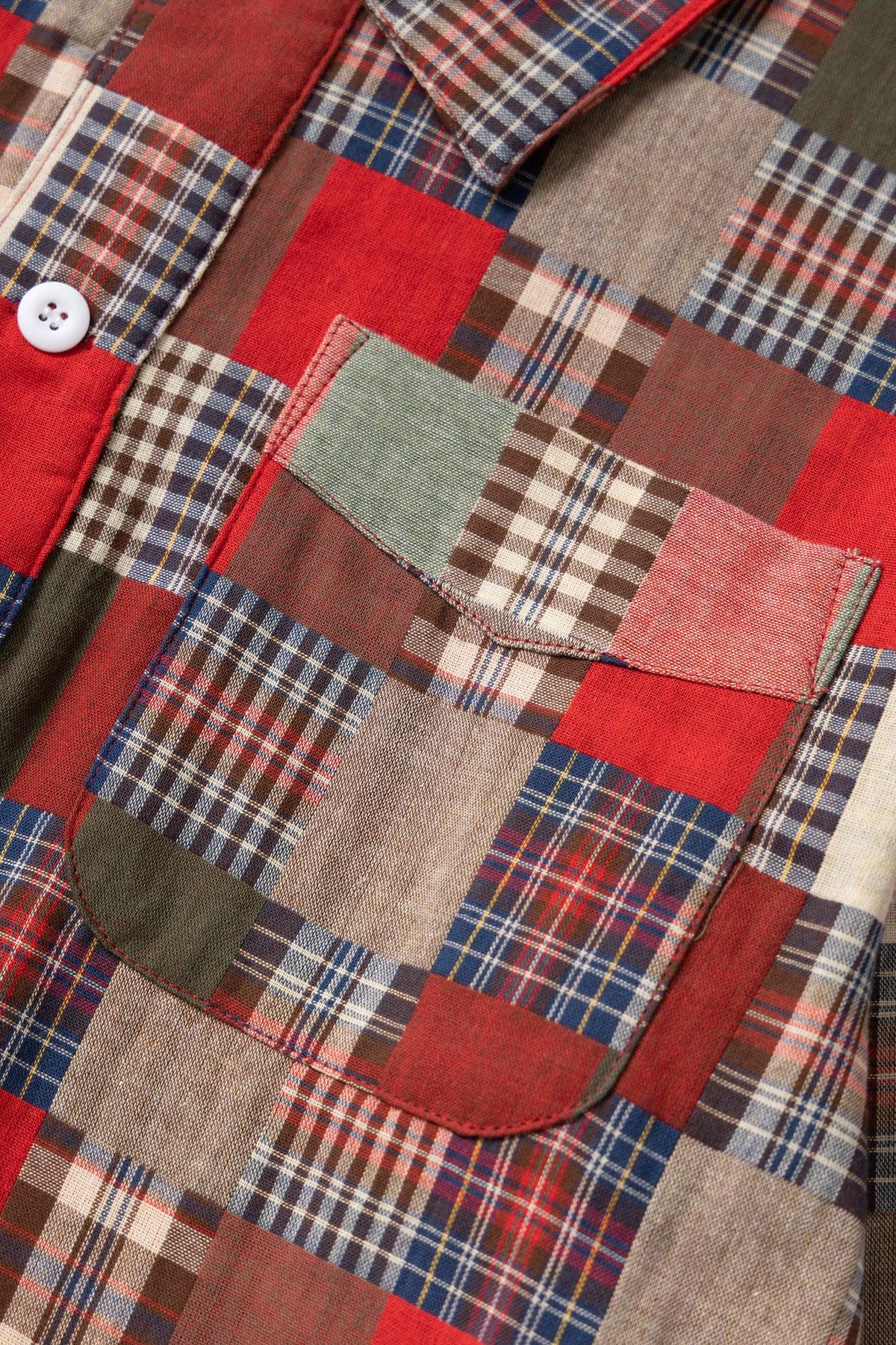 Blacksmith - Striped Two Button Popover - Plaid Product Image