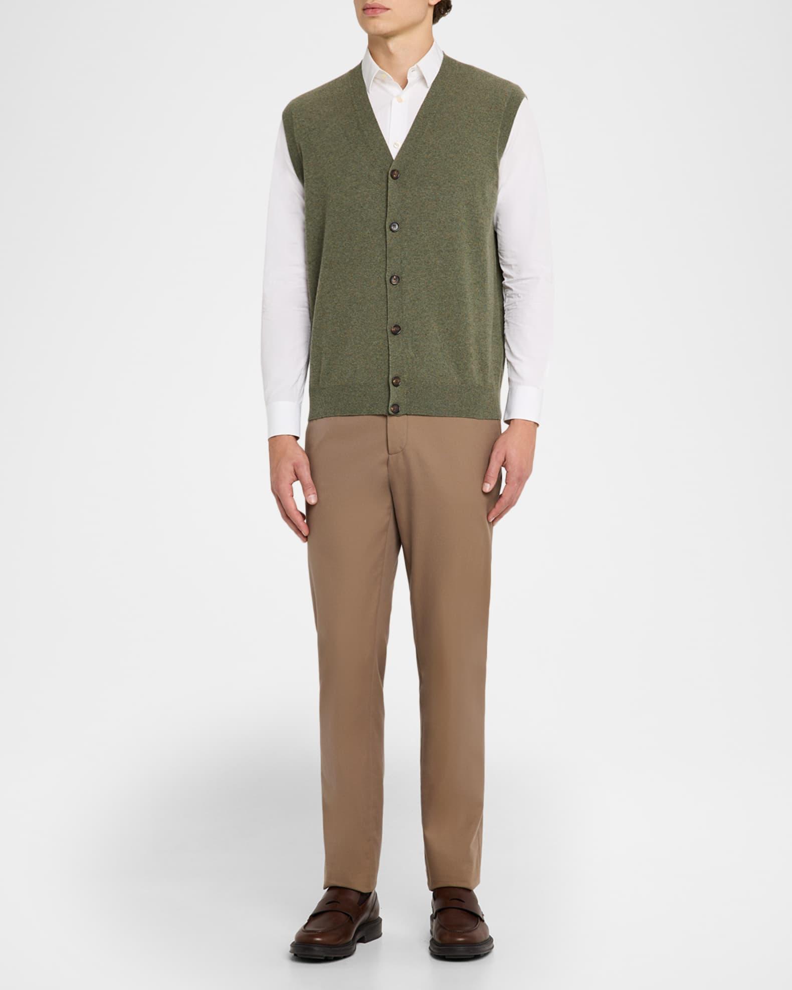 Men's Baby Cashmere Knit Classic-Fit Vest Product Image