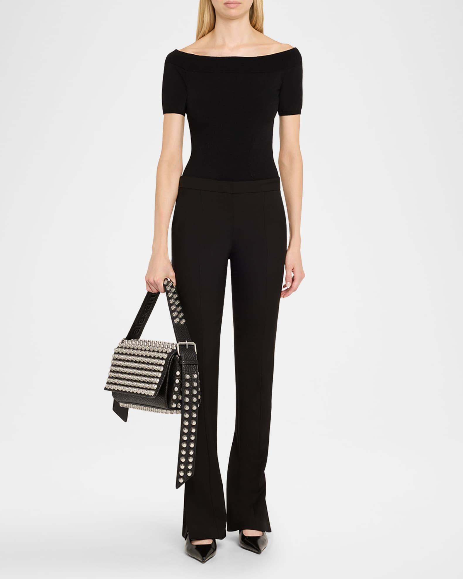 Ricco Medium Stud Leather Shoulder Bag Product Image