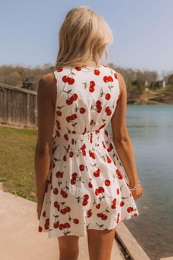 Merci Mon Cherry Mini Dress Product Image