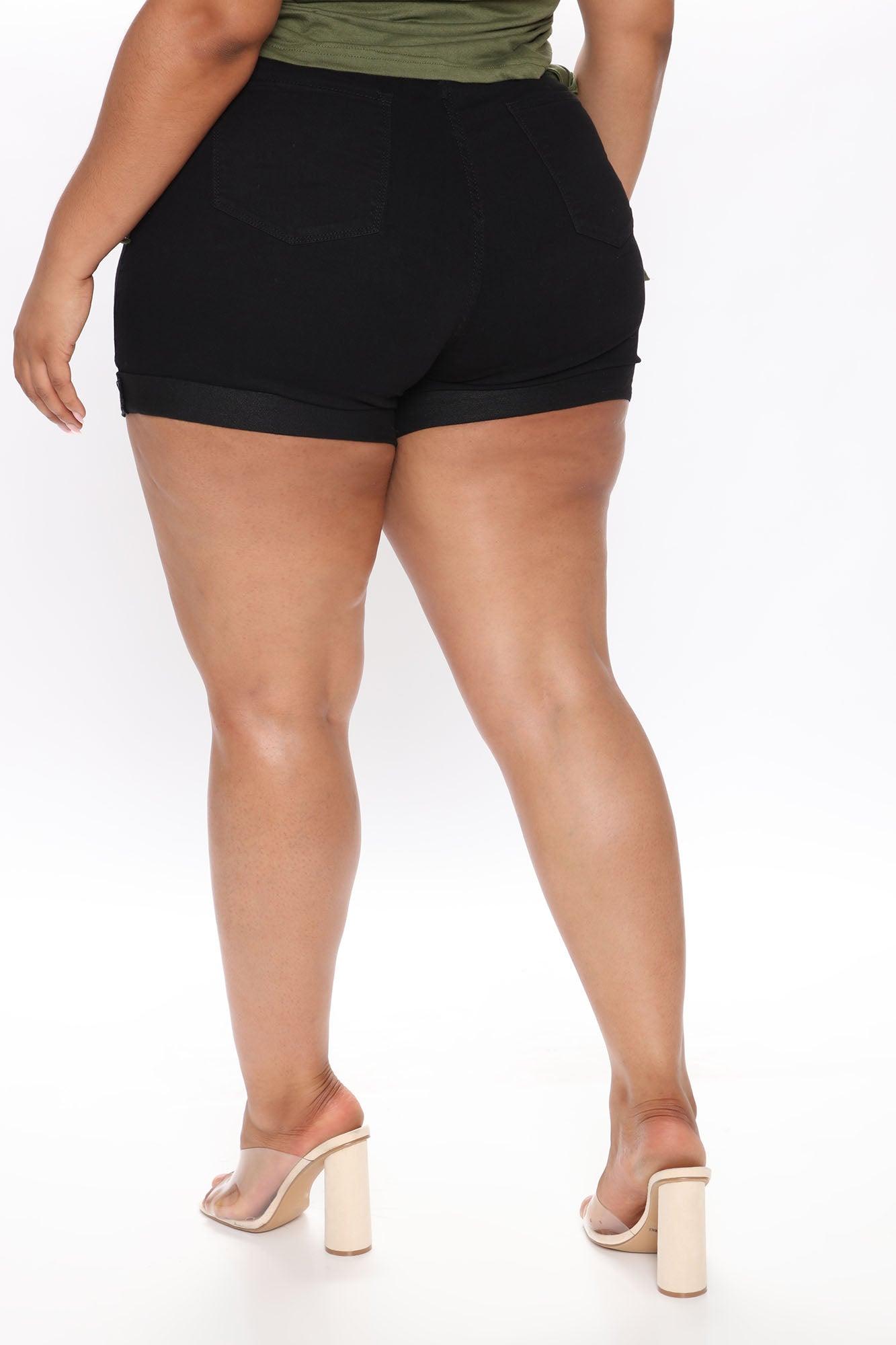 Carter Denim Shorts - Black Product Image