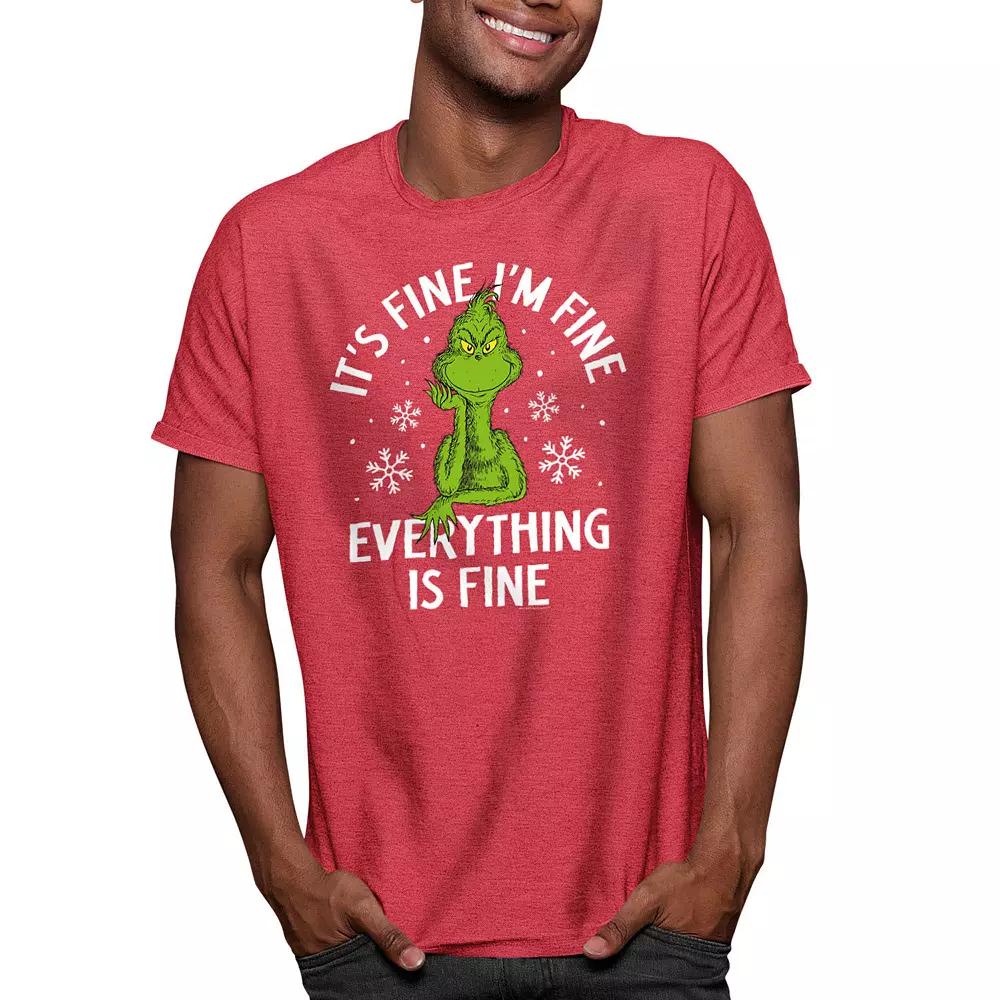 Men's Dr. Seuss The Grinch Its Fine Tee,  Product Image