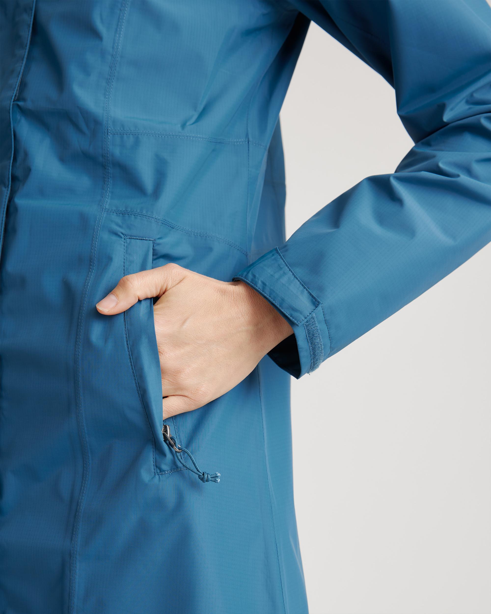 Quince | Women's Weatherproof Long Rain Shell Jacket Polyester/Recycled Polyester Blend Product Image