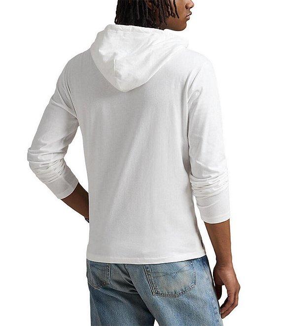 Polo Ralph Lauren Logo Jersey Long Sleeve Hooded T-Shirt Product Image