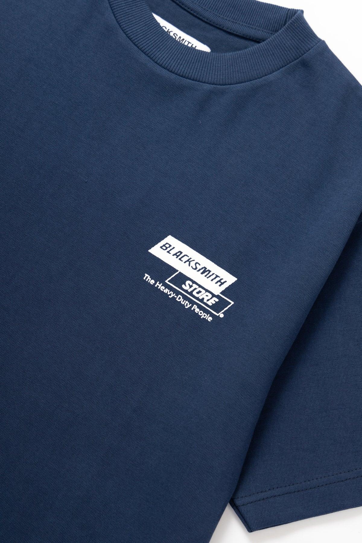 Blacksmith - Heavy Duty People Tee - Navy Product Image