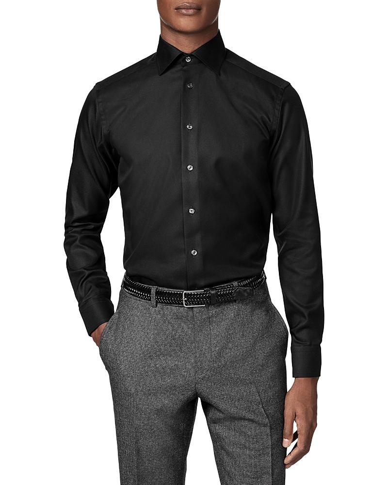 Contemporary-Fit Cavalry Twill Dress Shirt Product Image
