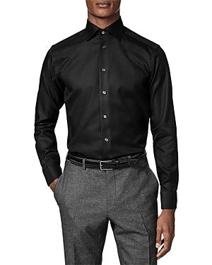 Mens Slim Fit Cavalry Twill Dress Shirt Product Image
