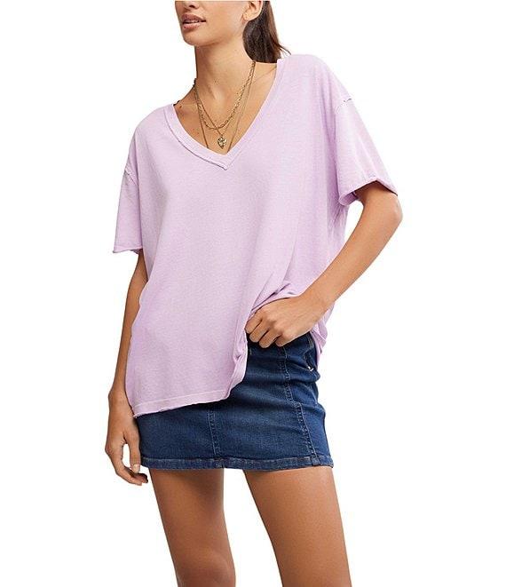 Free People Nina V-Neck Short Sleeve Tee Product Image