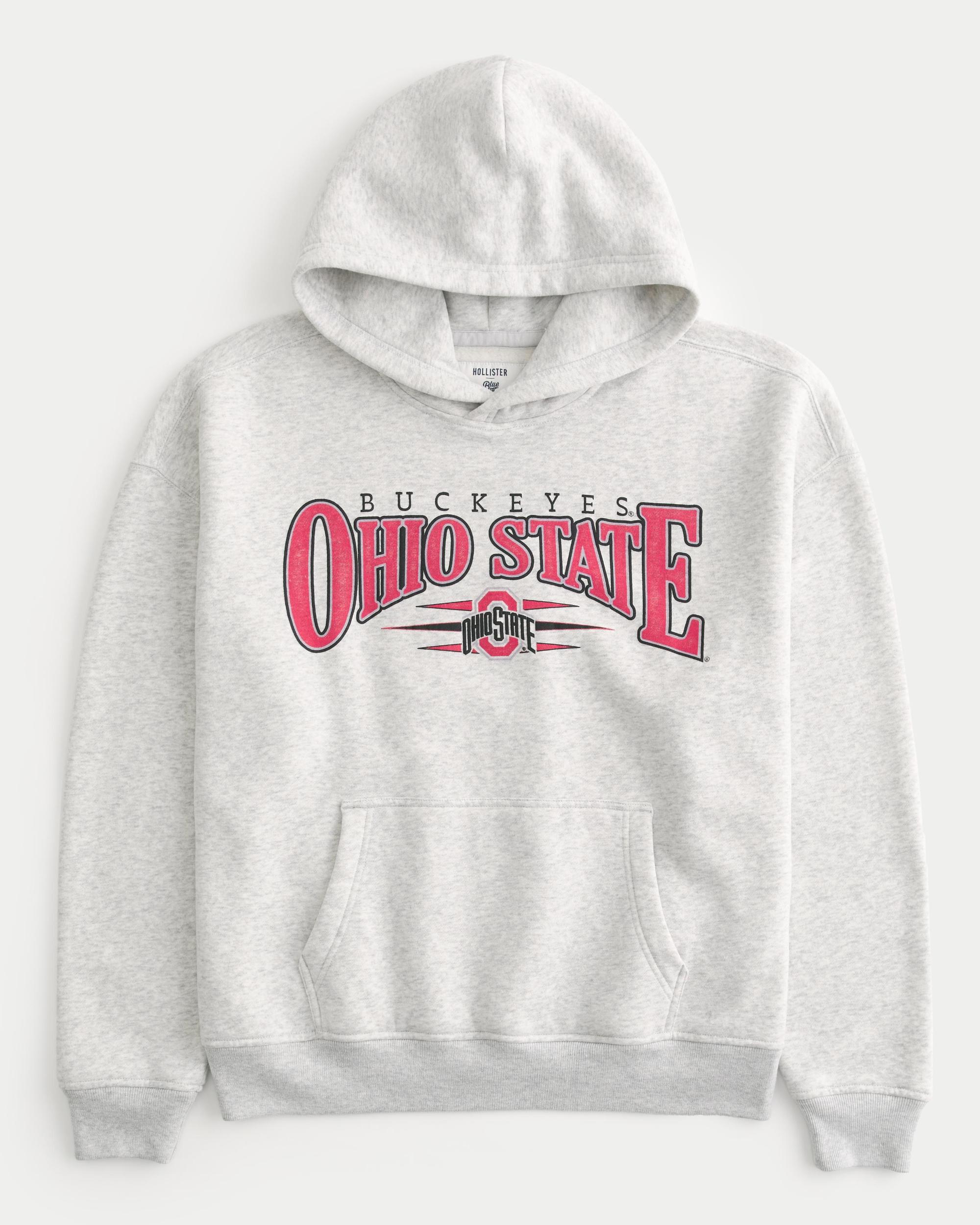 Boxy UConn Graphic Hoodie Product Image