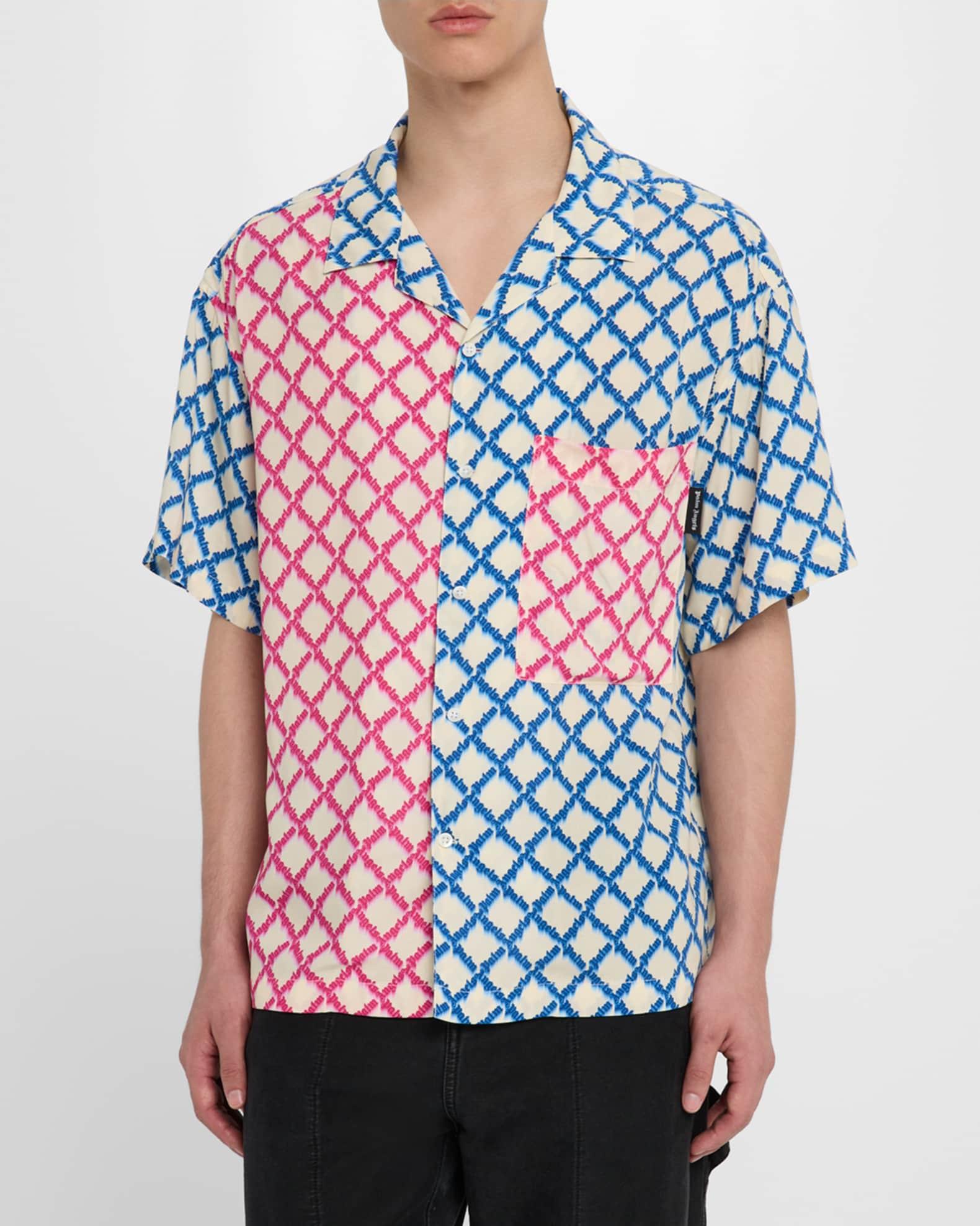 Men's Net Logo Bowling Shirt Product Image