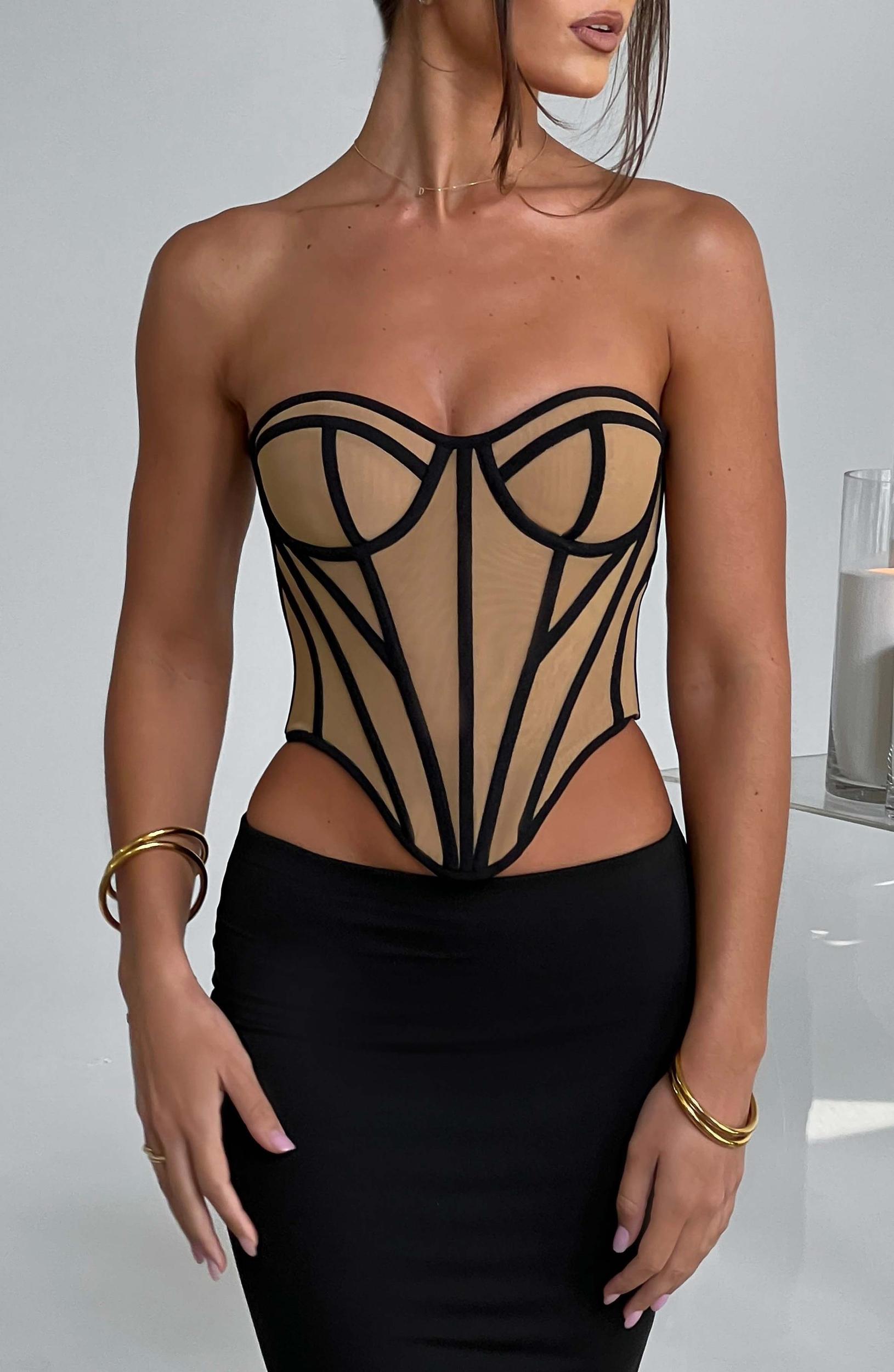 Santanna Corset - Ivory/Nude Product Image