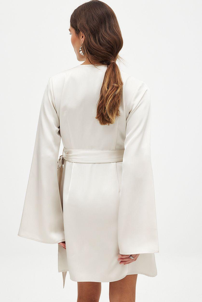 Tie Waist Flowy Mini Dress Product Image