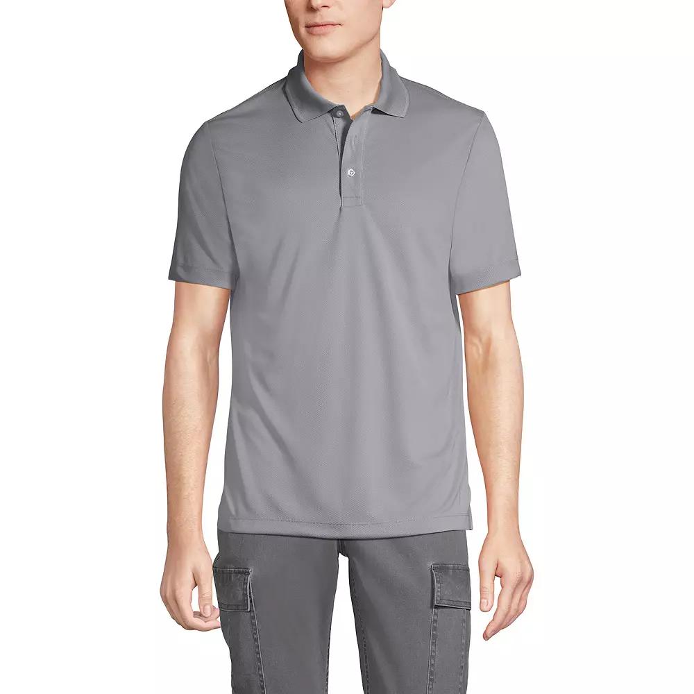 Big & Tall Lands' End School Uniform Solid Active Polo, Men's,  Product Image