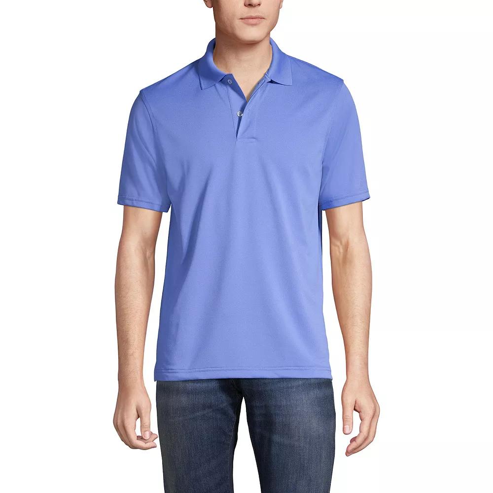 Men's Lands' End Short Sleeve Quick-Dry Stain-Release Polo Shirt,  Product Image