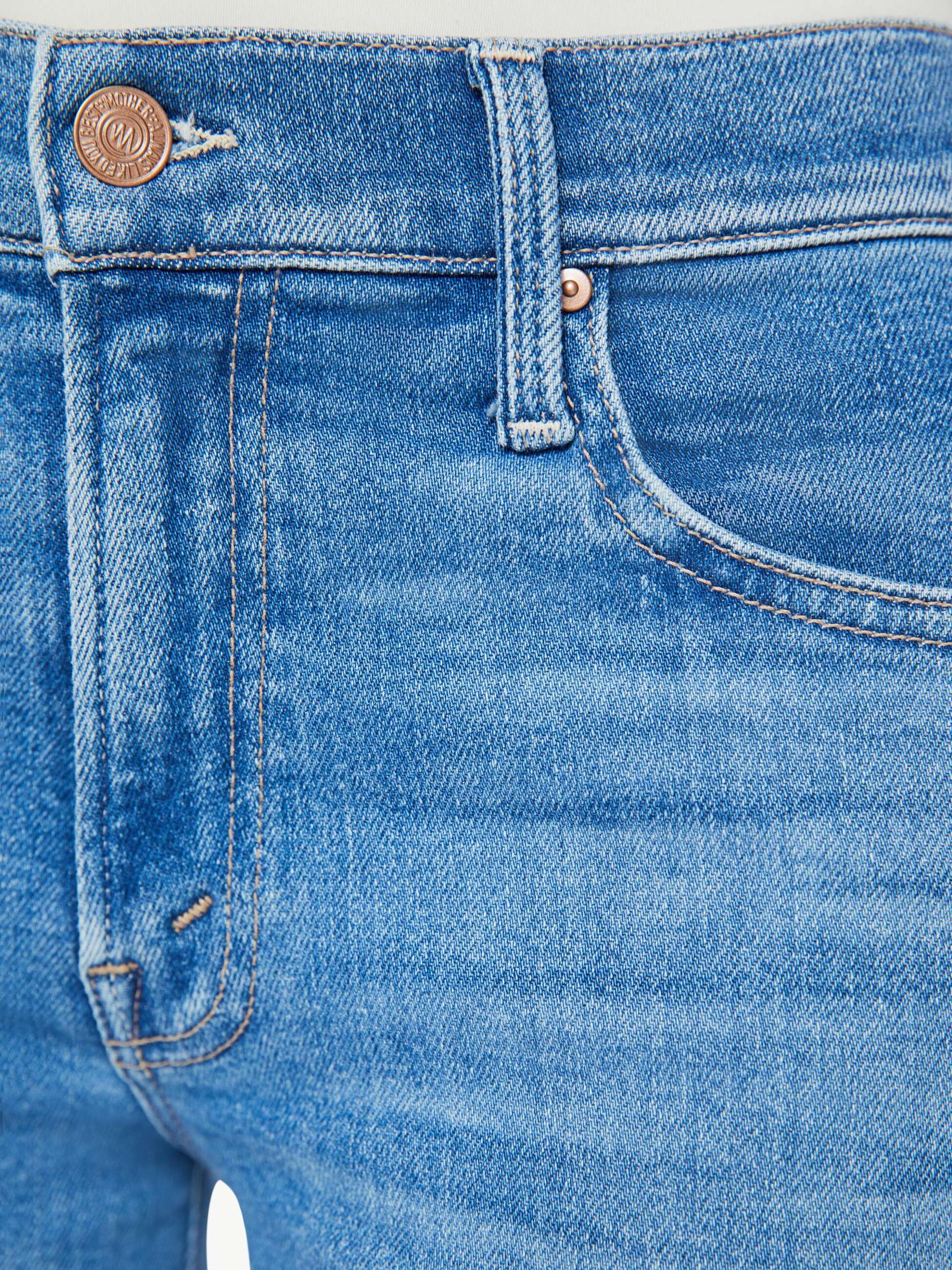 Mother Denim The Mid Rise Rambler Zip Ankle Product Image