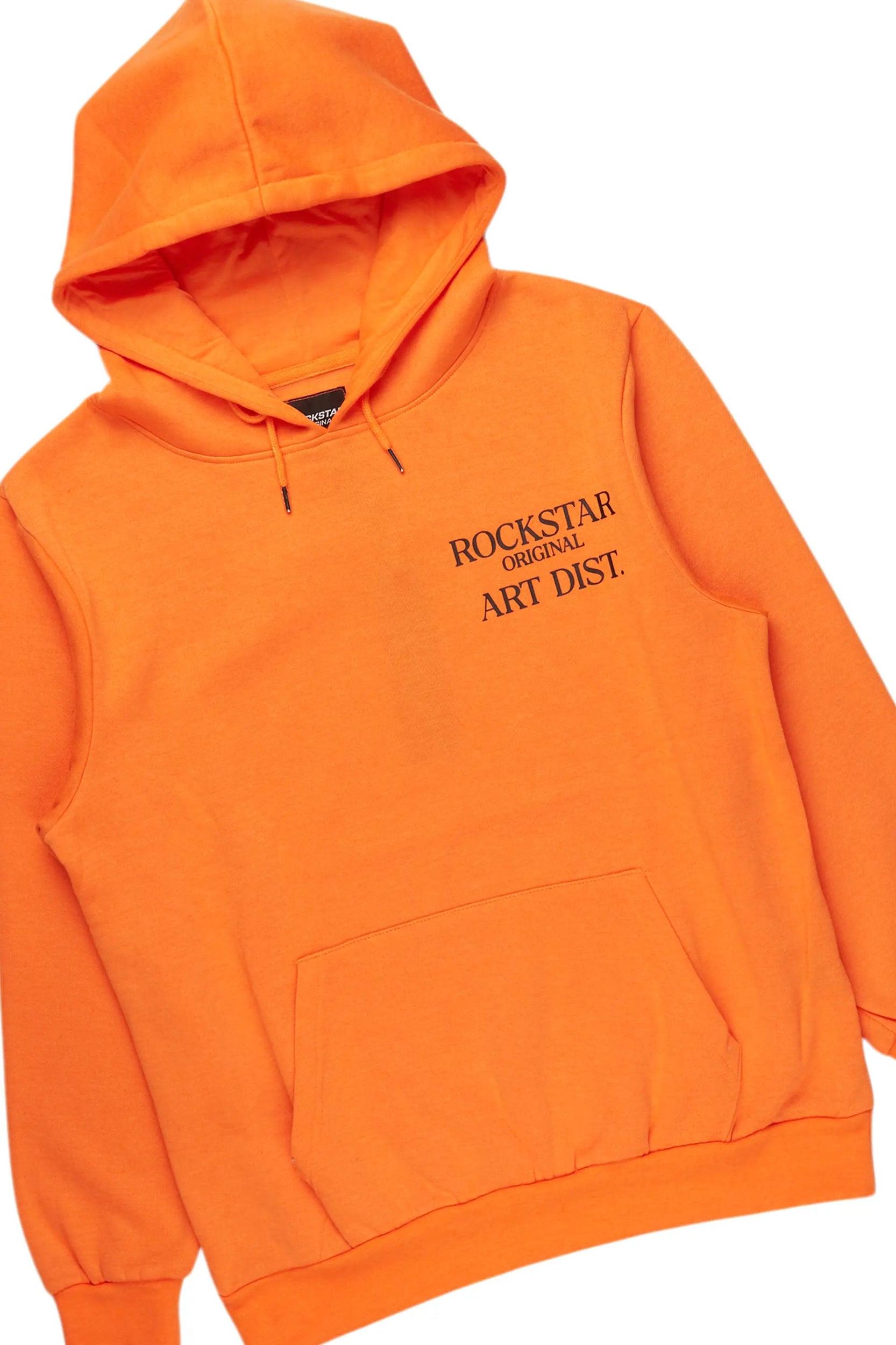 Briggs Orange Hoodie/Super Stacked Flare Track Set Male Product Image