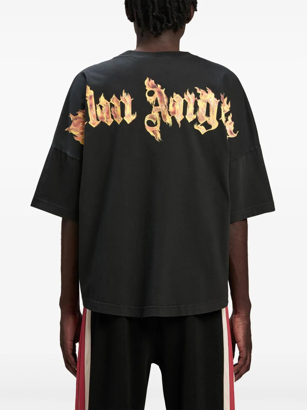 logo-print cotton T-shirt Product Image