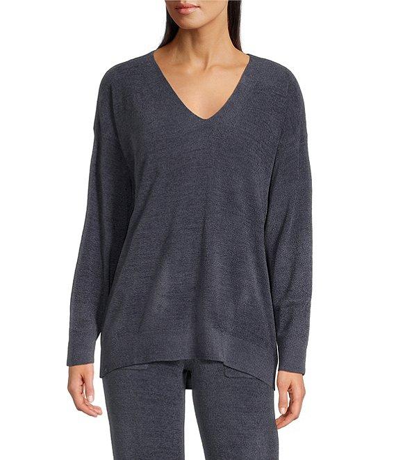 Barefoot Dreams CozyChic Ultra Lite® V Neck Hi-Low Coordinating Pullover Product Image