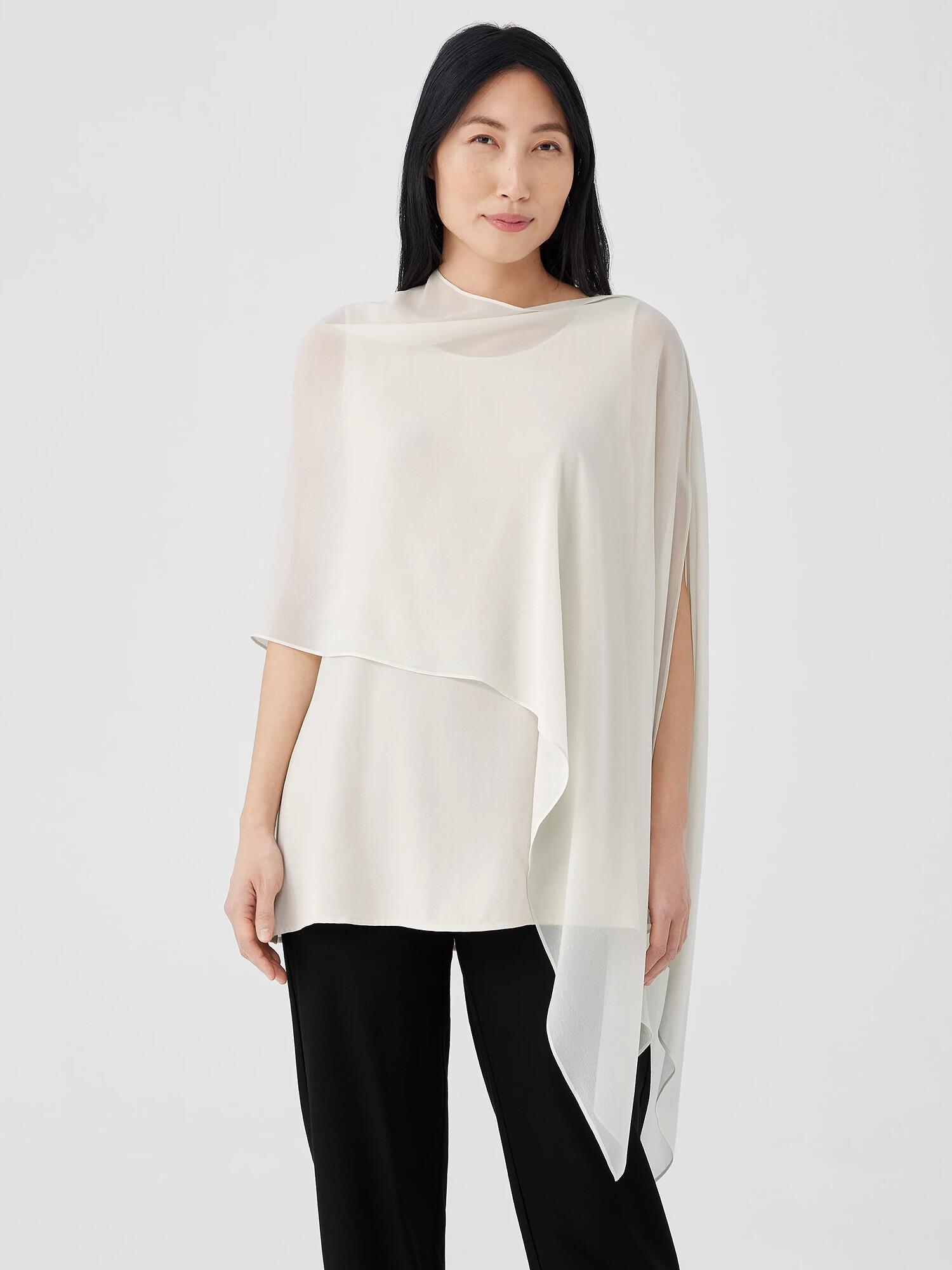 Sheer Silk Georgette Wrap Product Image