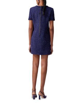 Tweed Mini Shift Dress Product Image