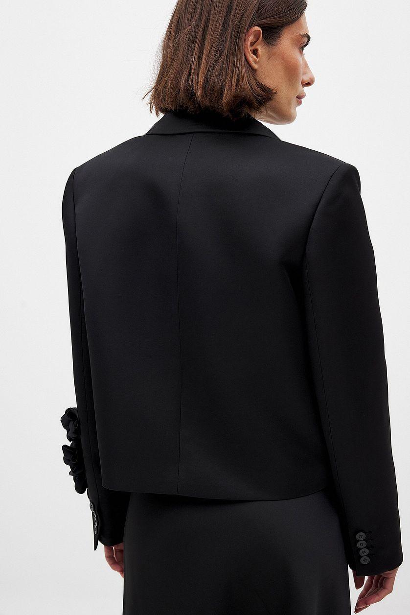 Flower Embellishment Blazer Product Image