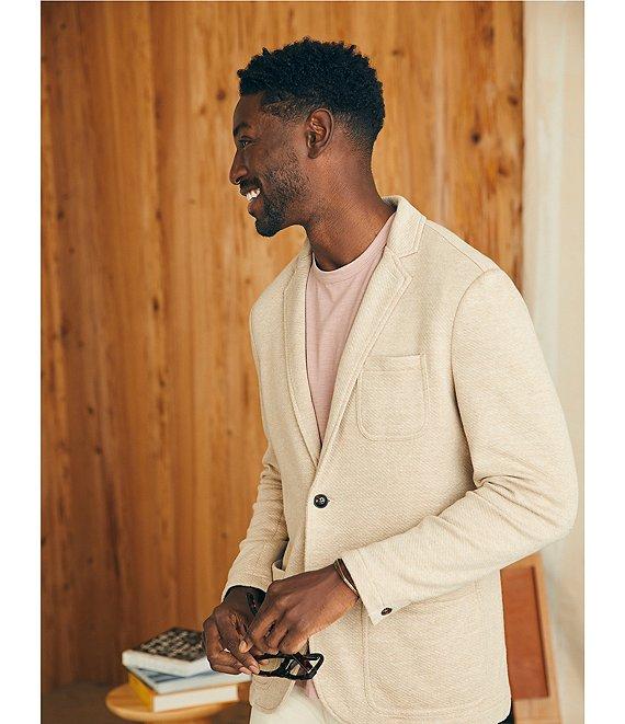 Faherty Slim Fit Unstructured Inlet Knit Stretch Blazer Product Image