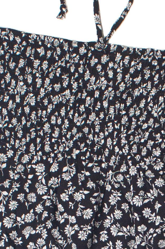 Floral Smocked Hanky Hem Dress Product Image