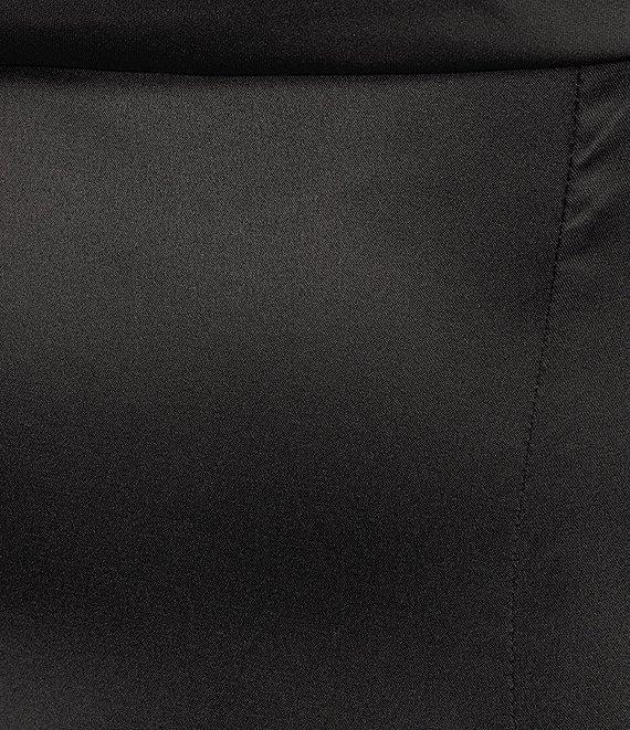 B. Darlin Cowl Neck Front Pleated Spaghetti Strap Dress Product Image