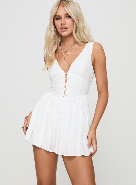 Halcyon Romper White Product Image