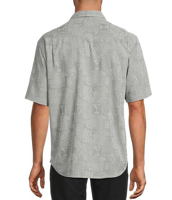 Tommy Bahama Fairview Fronds Short Sleeve Jacquard Woven Shirt Product Image