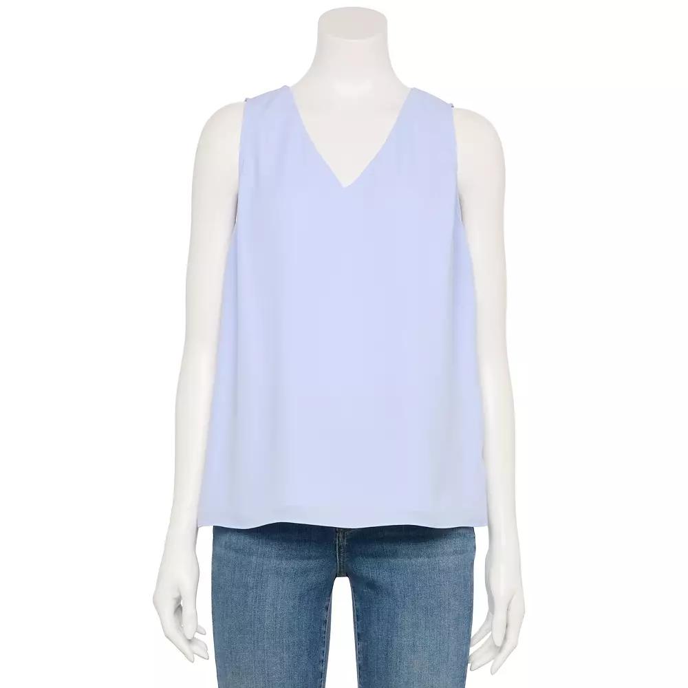 Women's Nine West Adaptive V-Neck Shell Tank Top,  Product Image