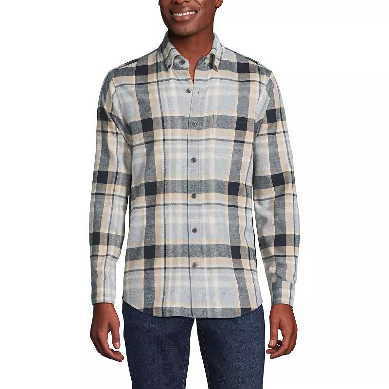 Men's Lands' End Traditional-Fit Flagship Flannel Shirt,  Product Image