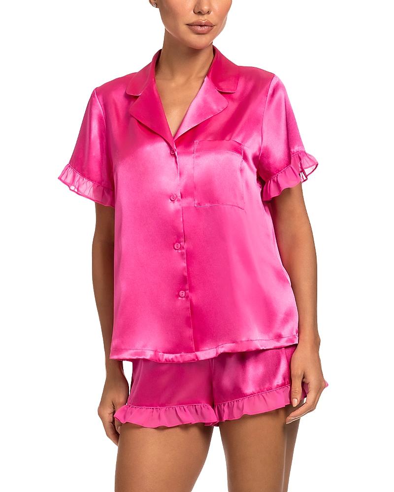 In Bloom by Jonquil Alice Satin Shortie Pajama Set Product Image