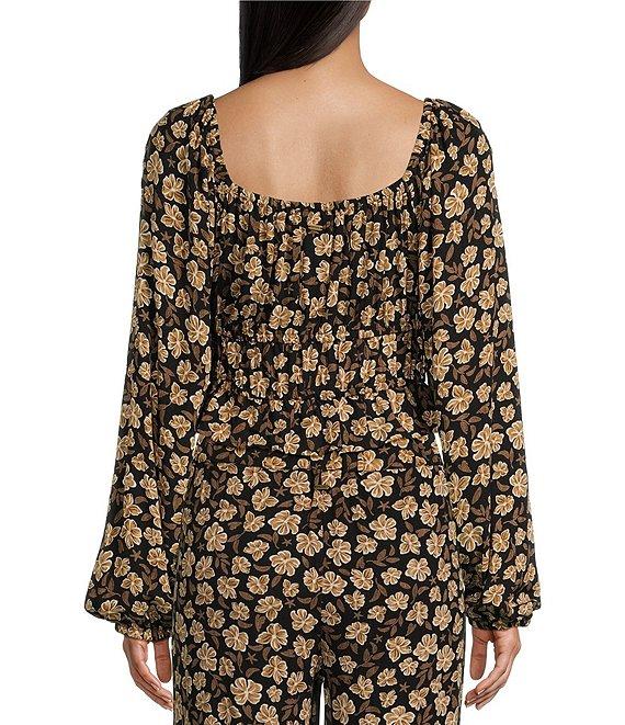 Rip Curl Soleil Long Sleeve Floral Cropped Coordinating Top Product Image