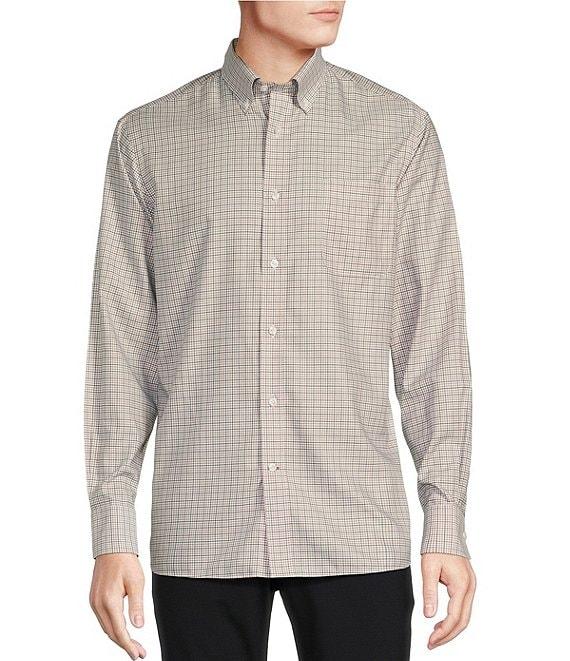 Daniel Cremieux Signature Label Non-Iron Grid Plaid Long Sleeve Woven Shirt Product Image