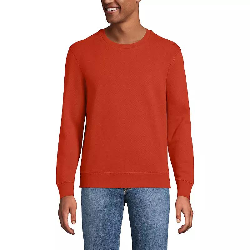 Big & Tall Lands' End Long Sleeve Serious Sweats Crewneck Sweatshirt, Men's,  Product Image