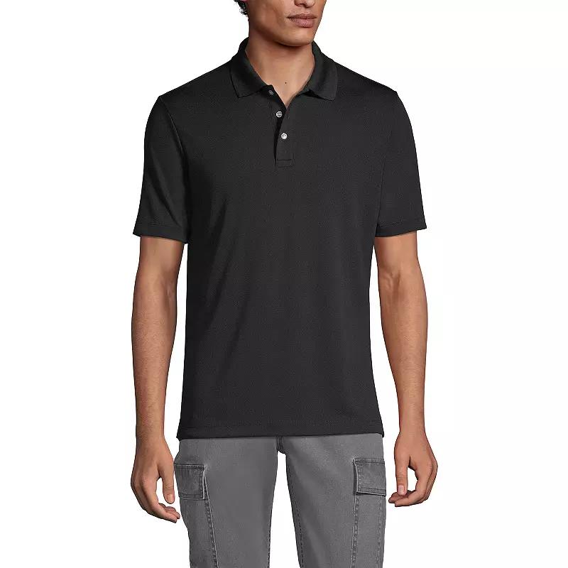 Big & Tall Lands' End School Uniform Solid Active Polo, Men's,  Product Image