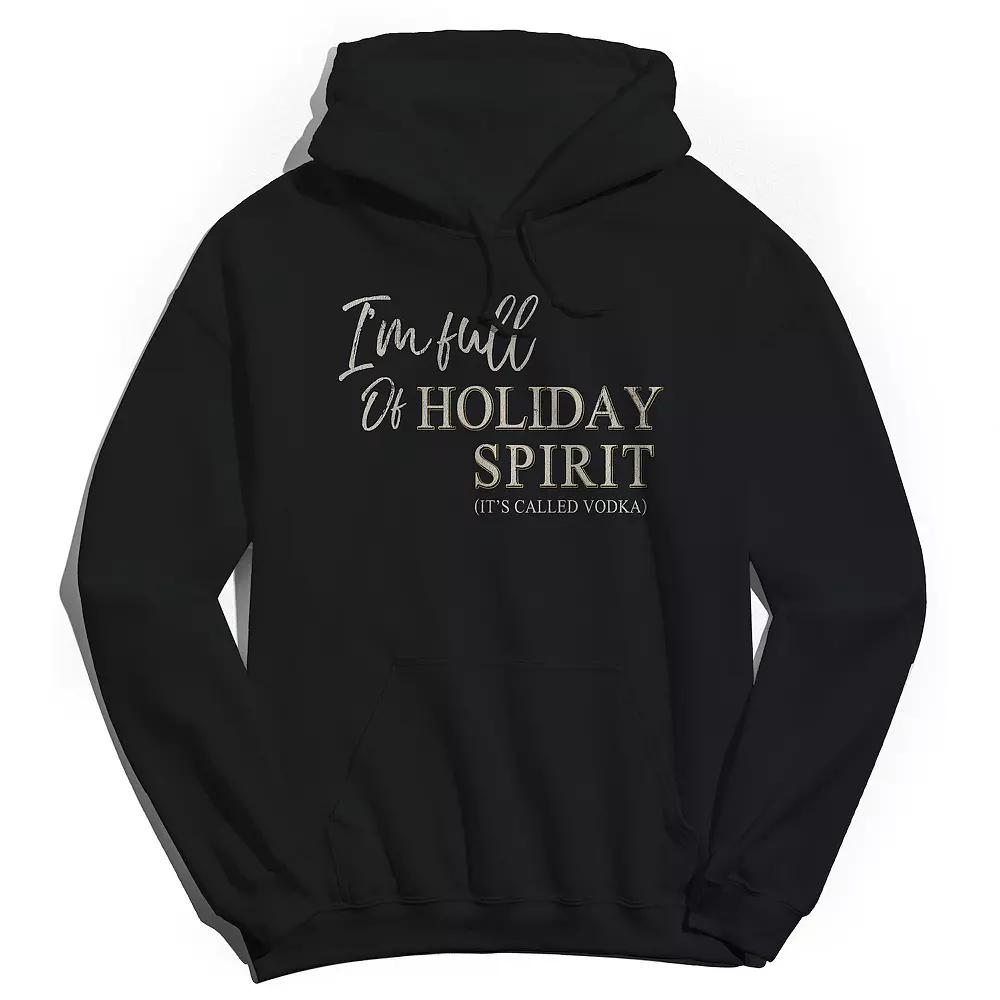 Men's Full of Holiday Spirit Hoodie, Adult Unisex,  Product Image