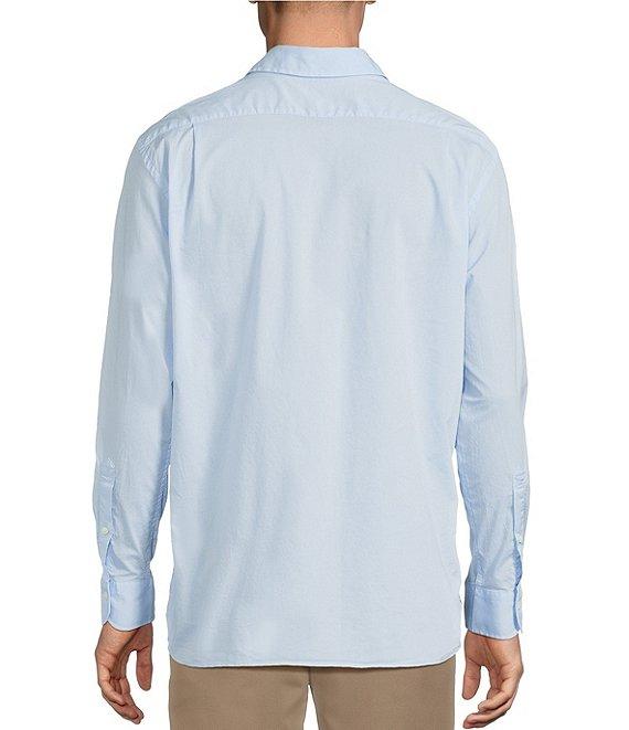 Cremieux Blue Label Long Sleeve Hidden Button Down Solid Comfort Stretch Woven Shirt Product Image