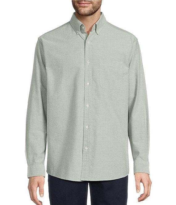 Roundtree & Yorke Solid Oxford Sport Shirt Product Image
