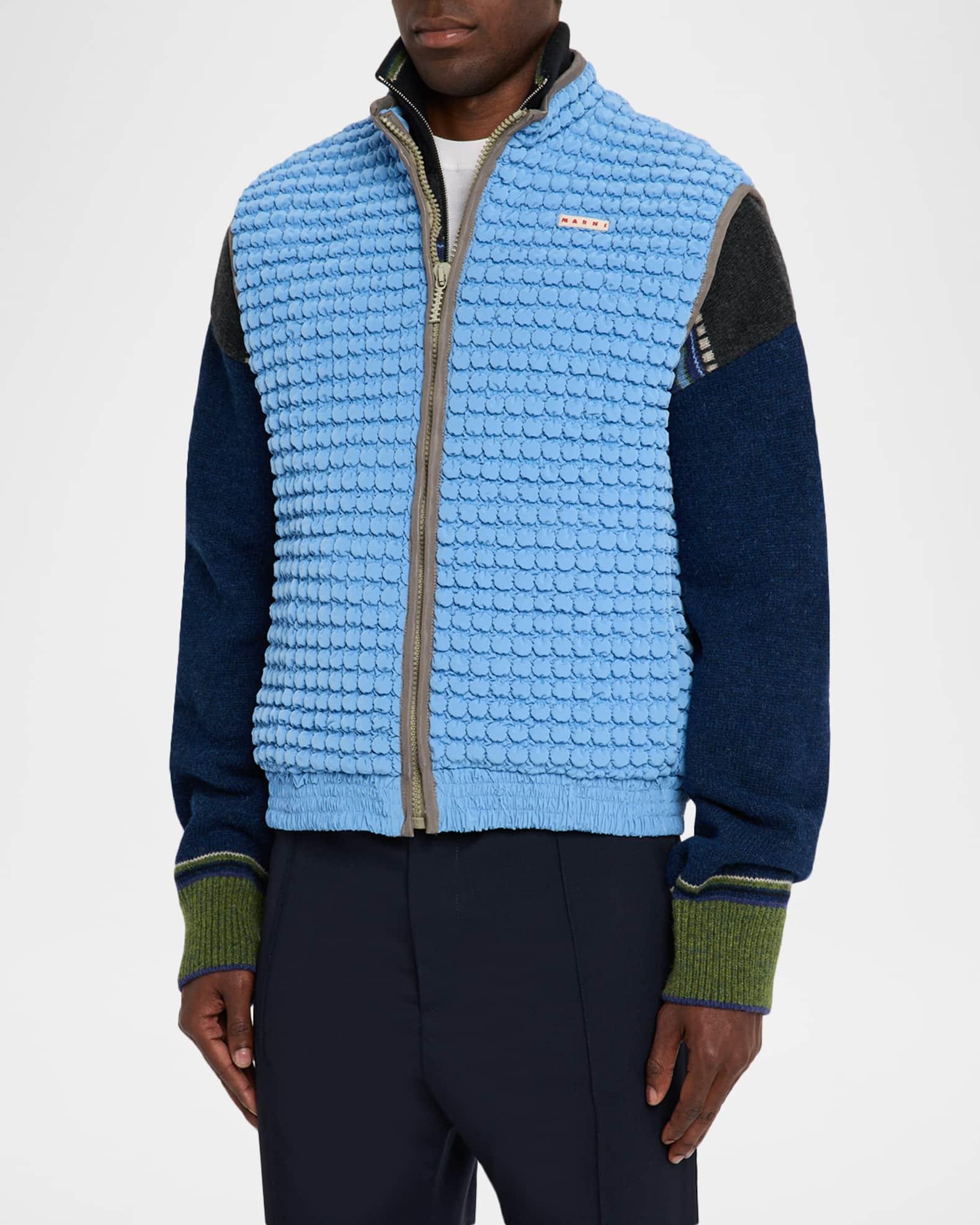 Men's Nylon Crinkled Bubble Vest Product Image