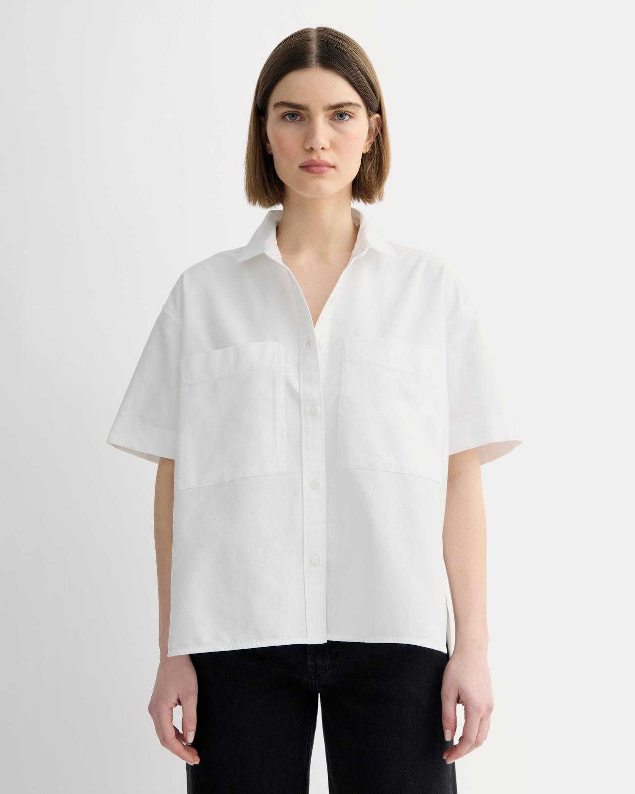 The Short-Sleeve Boxy Oxford Product Image