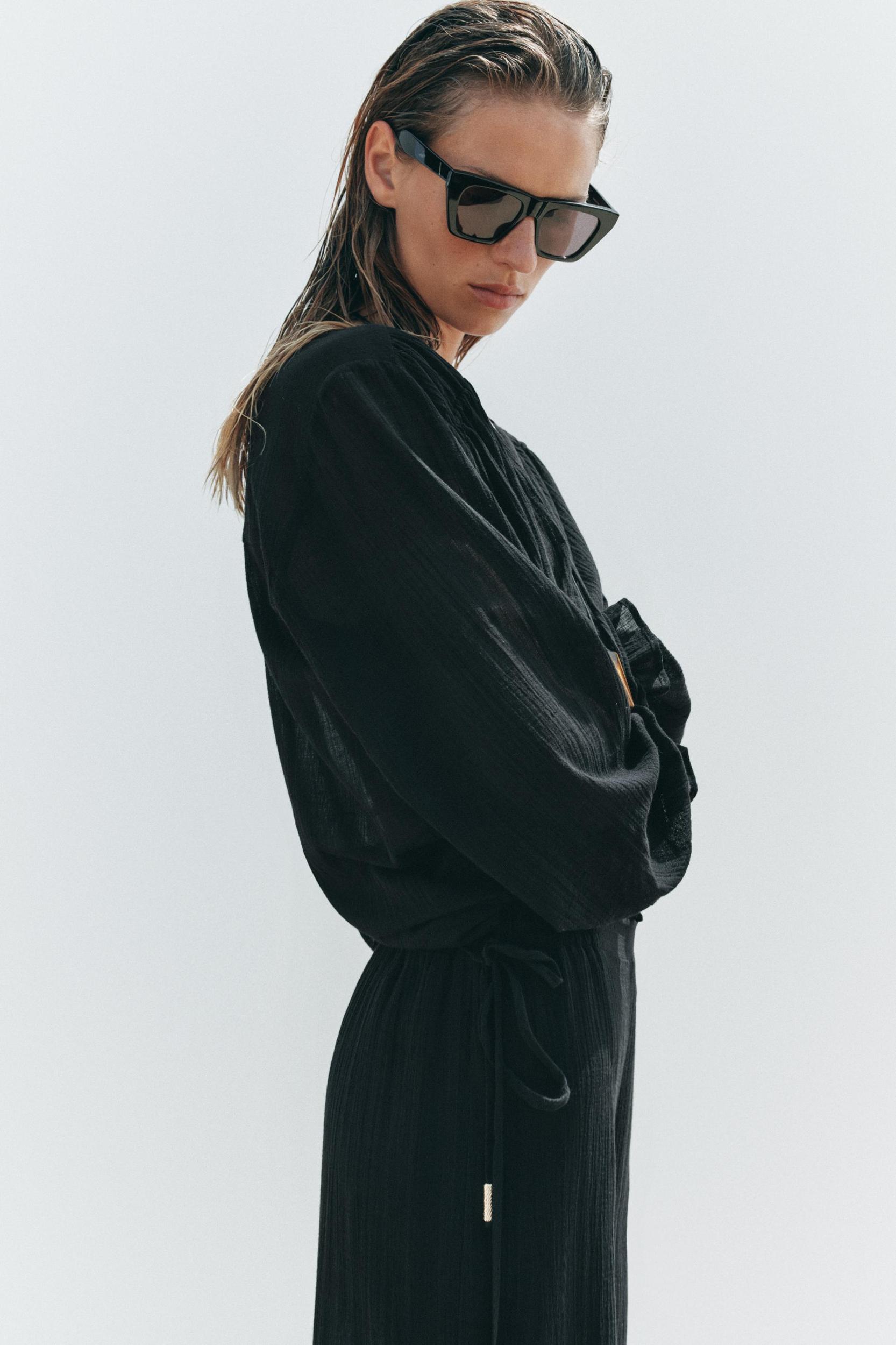 SEMI-SHEER BLOUSE Product Image