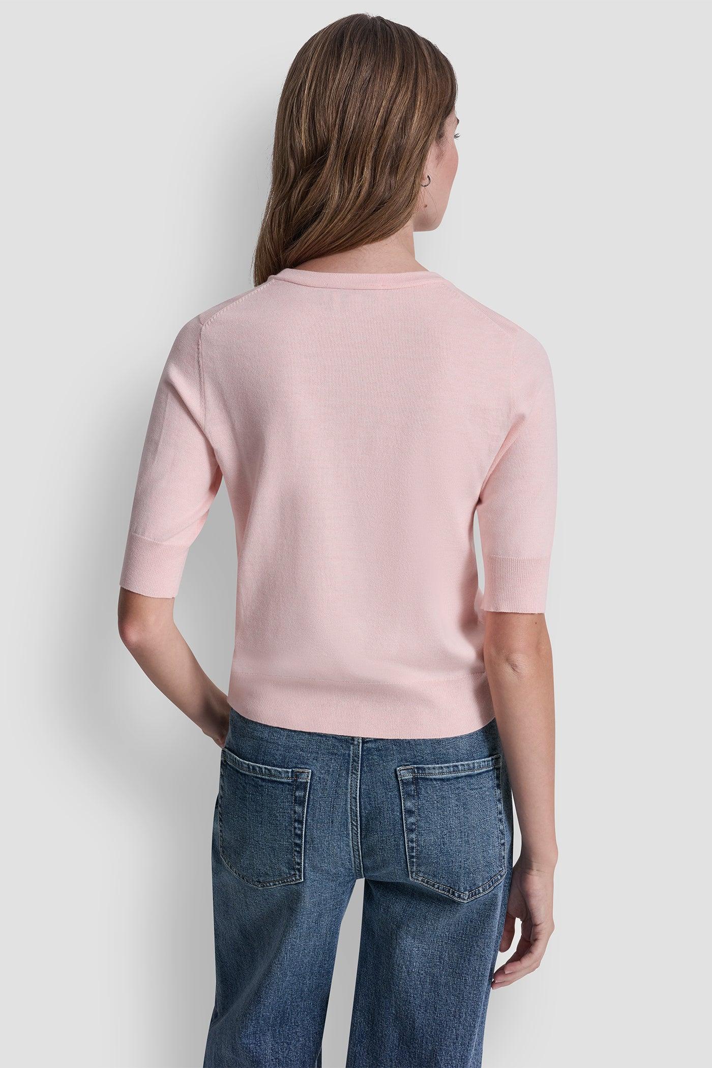 ELBOW SLEEVE CREW NECK SWEATER Product Image