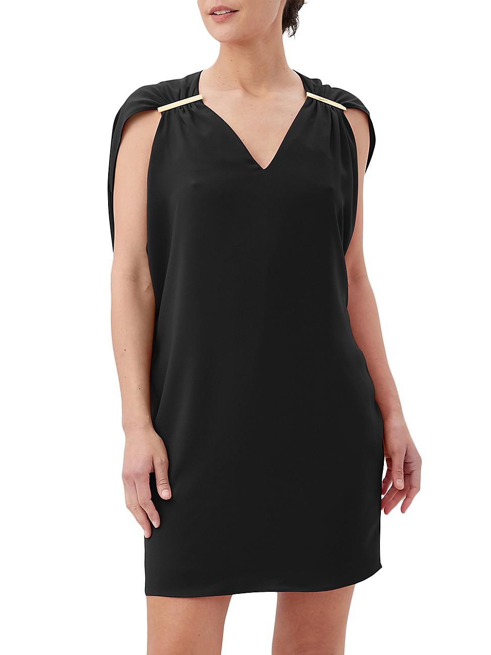 Womens Kanpeki Hardware Cape Minidress Product Image